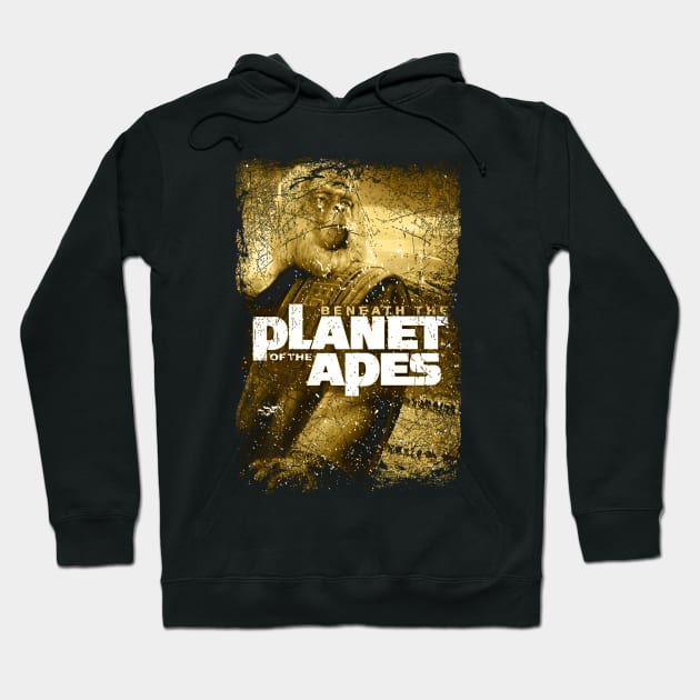 The Forbidden Zone's Secret Beneath The Planet Of The Apes Revealed Hoodie by Skateboarding Flaming Skeleton